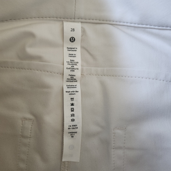 lululemon City Sleek 5 Pocket Wide Leg Hi-Rise 7/8  Lengh Cropped pant Sz 28 Y2K - Picture 8 of 16
